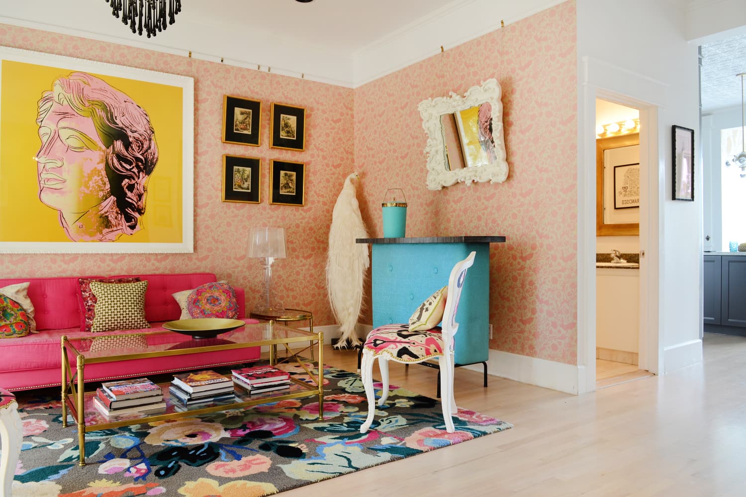 How to Make a Fabric Feature Wall 4 Ways Apartment Therapy